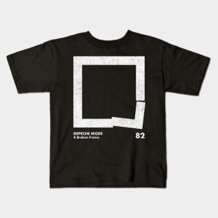 A Broken Frame / Minimal Graphic Design Tribute Kids T-Shirt